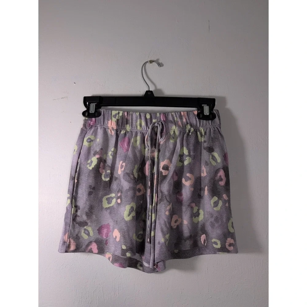 ODDY Gray Multicolor Pajama‎ Set Small NWOT